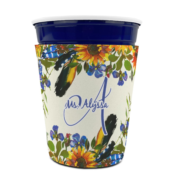 Custom Design - Party Cup Sleeves - without bottom - Front (On Cup)