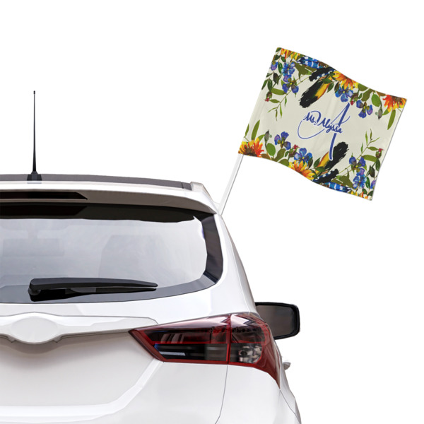 Custom Design - Car Flag - Large - LIFESTYLE