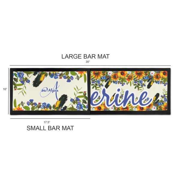 Custom Design - Bar Mats - Sizing Chart
