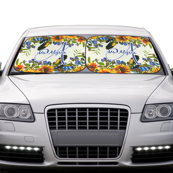 Custom Design - Car Sun Shades - IN CONTEXT