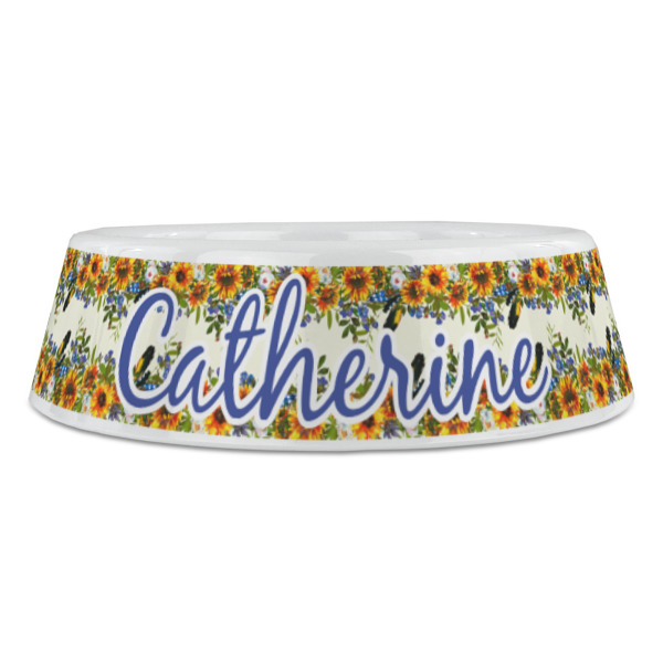 Custom Design - Plastic Pet Bowls - Large - Front