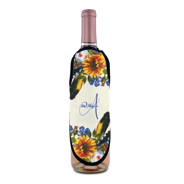 Custom Design - Wine Bottle Apron - IN CONTEXT