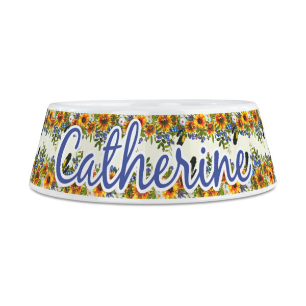 Custom Design - Plastic Dog Bowls - Medium - Front