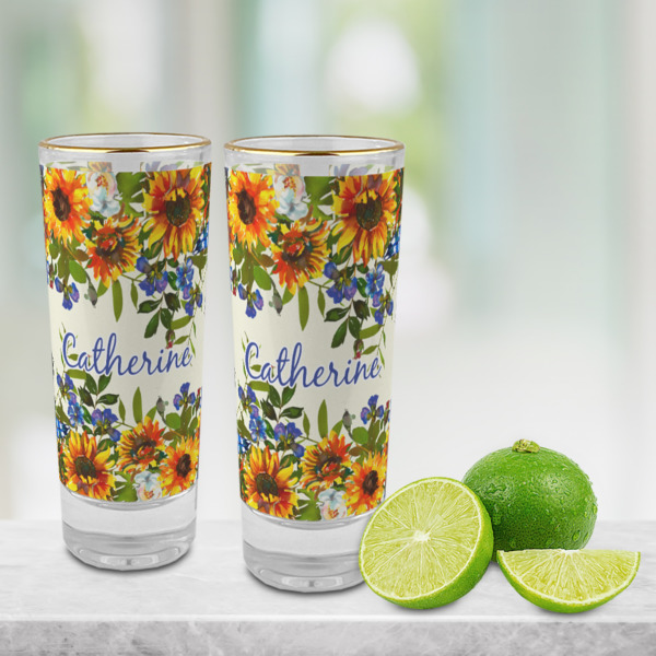 Custom Design - Glass Shot Glass - 2oz - Lifestyle