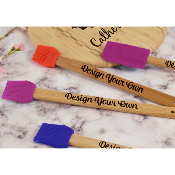 Custom Design - Silicone Brush - Purple - Lifestyle