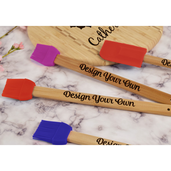 Custom Design - Silicone Brush - Red - Lifestyle