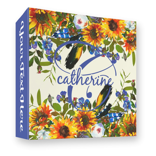 Custom Design - 3 Ring Binders - Full Wrap - 3" - Front