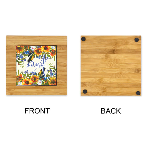 Custom Design - Bamboo Trivet with 6" Tile - APPROVAL