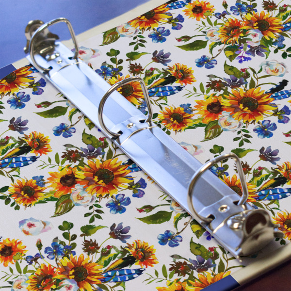 Custom Design - 3 Ring Binders - Full Wrap - 1" - Detail