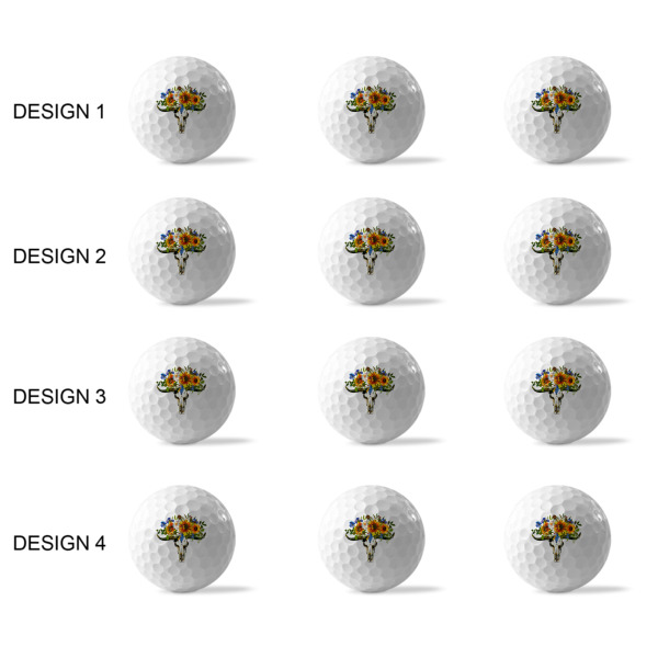 Custom Design - Golf Balls - Generic - Set of 12 - APPROVAL