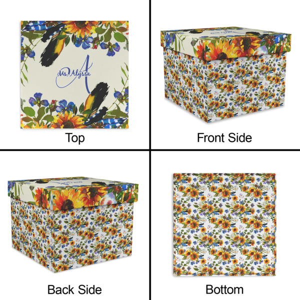 Custom Design - Gift Boxes with Lid - Canvas Wrapped - X-Large - Approval