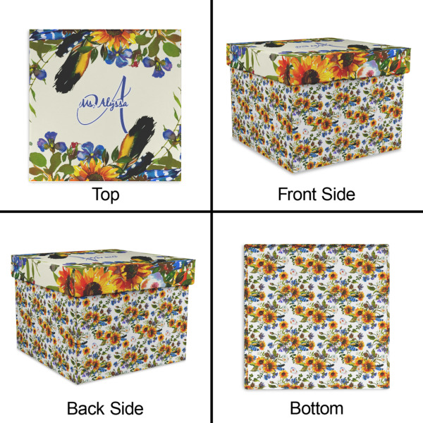 Custom Design - Gift Boxes with Lid - Canvas Wrapped - Large - Approval