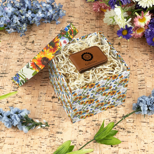 Custom Design - Gift Boxes with Lid - Canvas Wrapped - Small - In Context