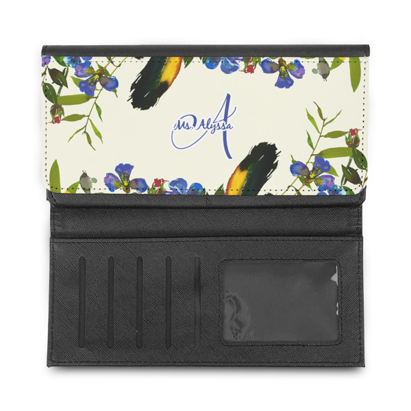 Custom Design - Ladies Wallet - Half Way Open
