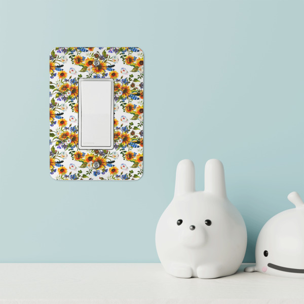 Custom Design - Rocker Light Switch Covers - Single - IN CONTEXT