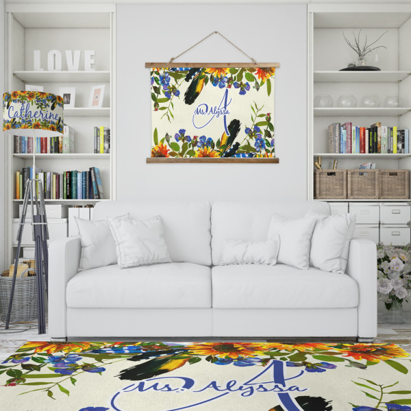 Custom Design - Wall Hanging Tapestry - Landscape - In Context