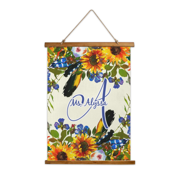 Custom Sunflowers Wall Hanging Tapestry (Personalized)