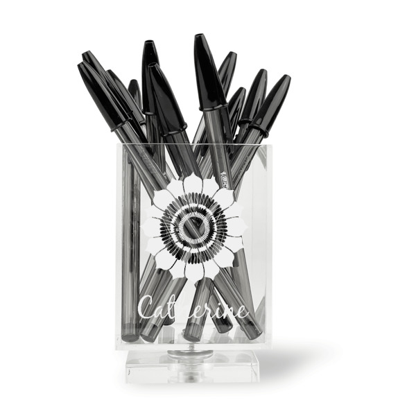 Custom Design - Acrylic Pencil Holder - FRONT
