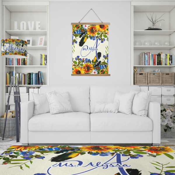 Custom Design - Wall Hanging Tapestry - Portrait - In Context