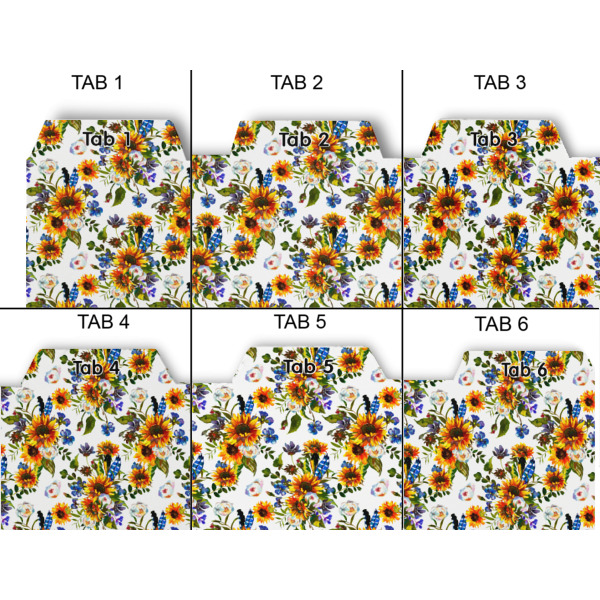 Custom Design - Page Dividers - Set of 6 - Approval