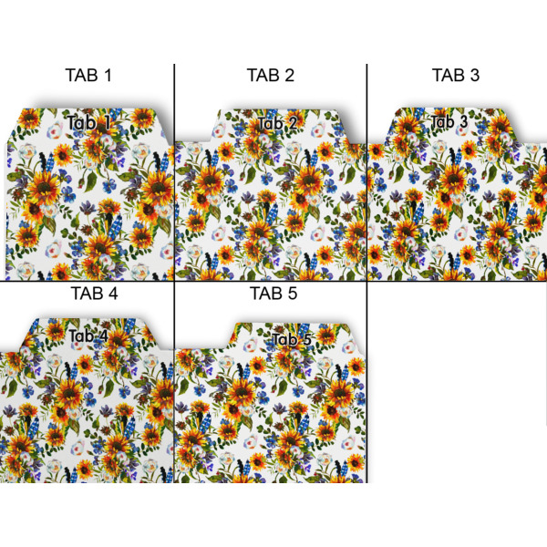 Custom Design - Page Dividers - Set of 5 - Approval