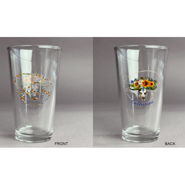 Custom Design - Pint Glass - Two Content - Approval