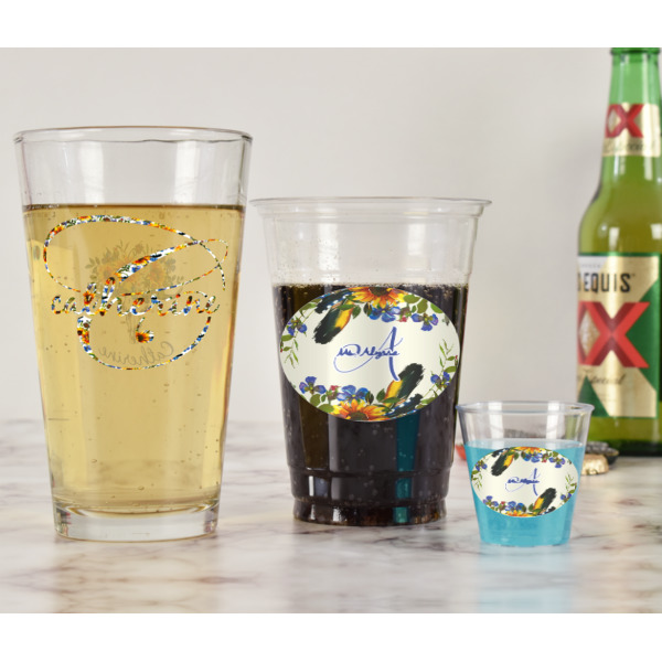 Custom Design - Pint Glass - Two Content - In Context