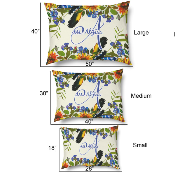 Custom Design - Outdoor Dog Beds - SIZE CHART