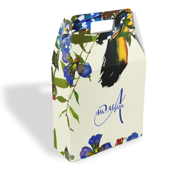 Custom Sunflowers Gable Favor Box (Personalized)