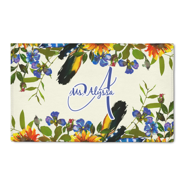 Custom Sunflowers 3' x 5' Patio Rug (Personalized)