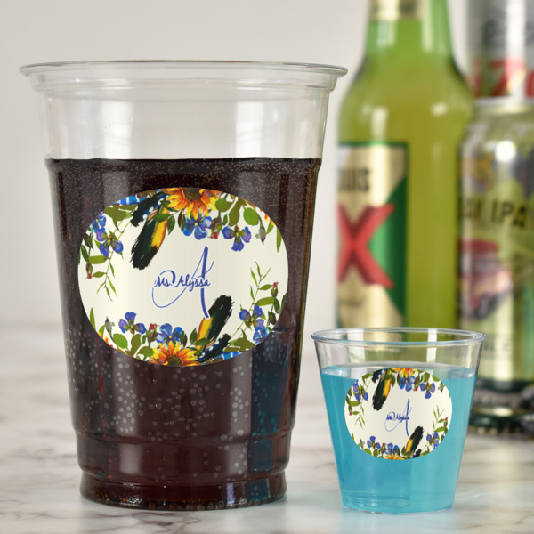 Custom Design - 16oz Party Cup & Plastic Shot Glass - In Context