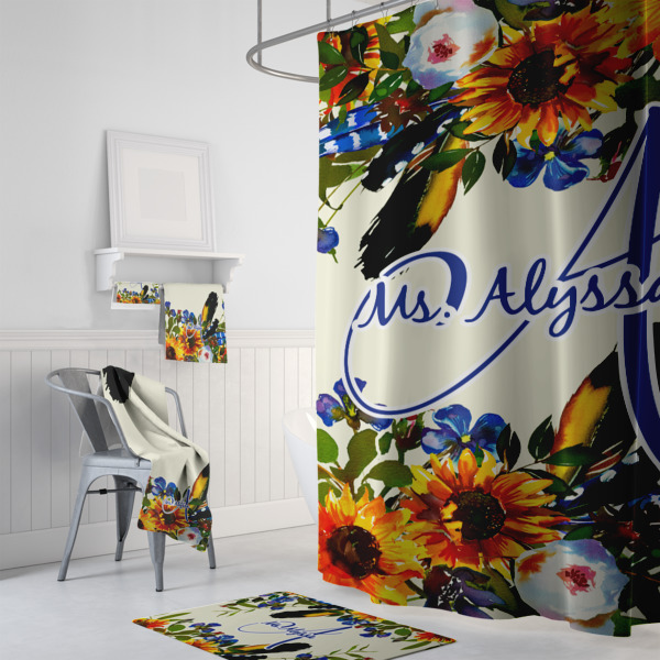 Custom Design - Bath Towel Sets - 3-Piece - In Context