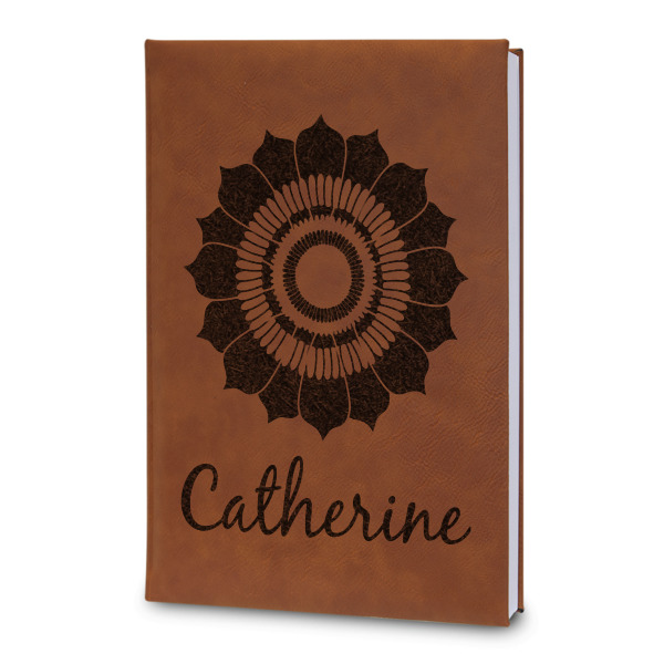 Custom Design Your Own Leatherette Journal - Large - Double-Sided