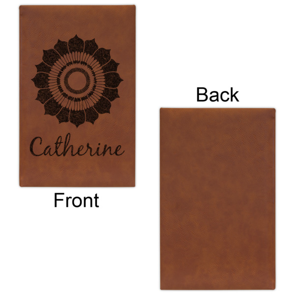 Custom Design - Leatherette Sketchbooks - Small - Single Sided - Front & Back View