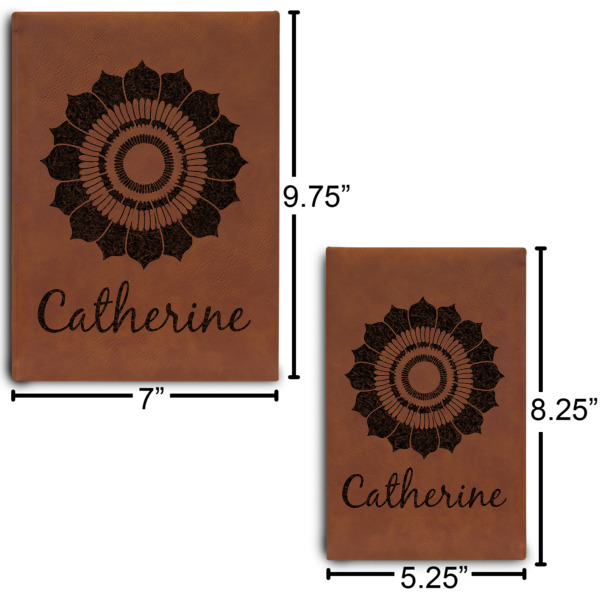 Custom Design - Journal Size Comparisons w/ Dimensions