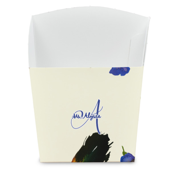 Custom Sunflowers French Fry Favor Boxes (Personalized)