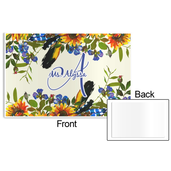 Custom Design - Disposable Paper Placemat - Front & Back