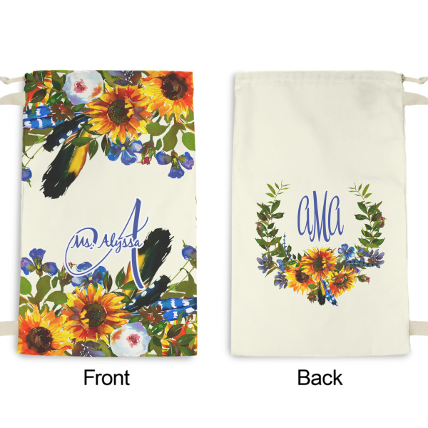 Custom Design - Small Laundry Bag - Front & Back View