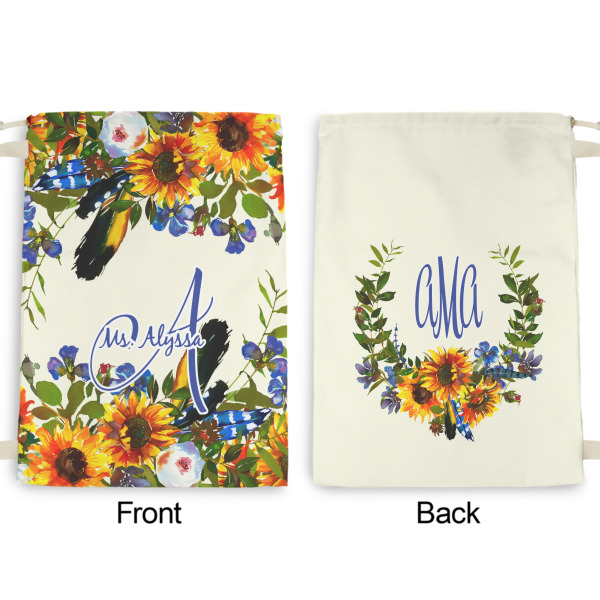 Custom Design - Large Laundry Bag - Front & Back View