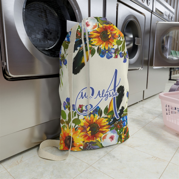 Custom Design - Large Laundry Bag - In Context
