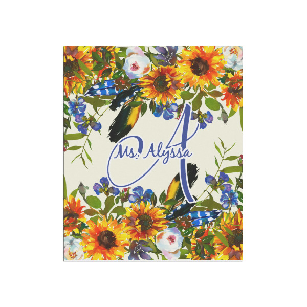 Custom Sunflowers Poster - Matte - 20x24 (Personalized)