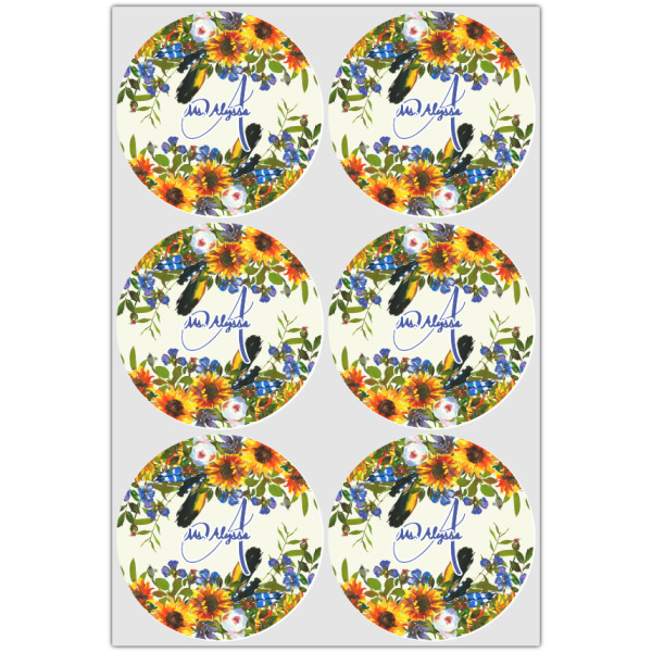 Custom Design - Icing Circle - Large - Set of 6