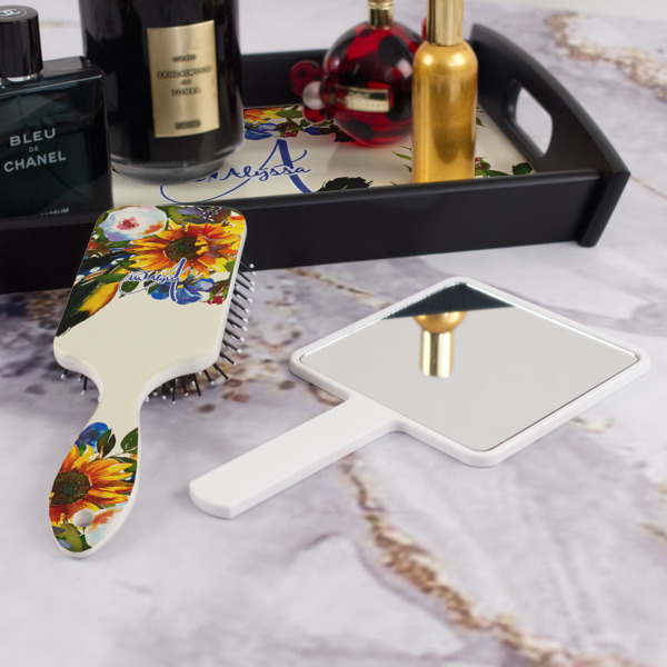 Custom Design - Hair Brush - With Hand Mirror