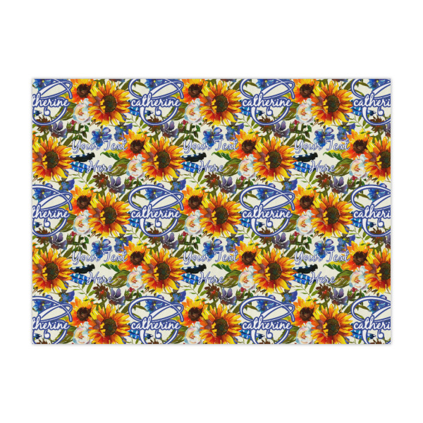Custom Sunflowers Tissue Paper Sheets - Large - Heavyweight (Personalized)
