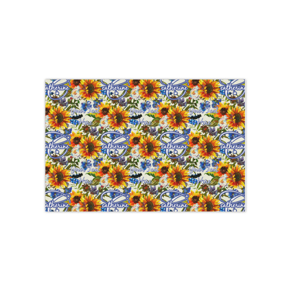 Custom Sunflowers Tissue Paper Sheets - Small - Lightweight (Personalized)