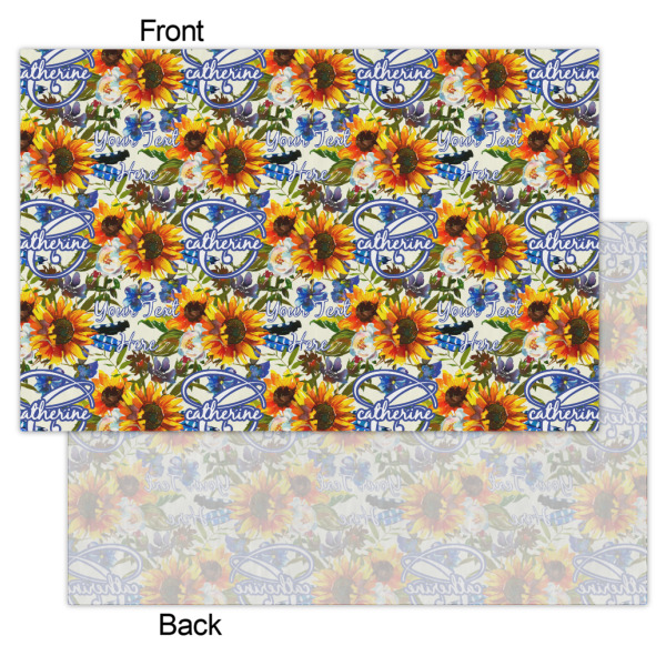 Custom Design - Tissue Paper - Lightweight - Small - Front & Back