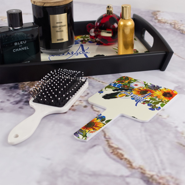 Custom Design - Hand Mirror - With Hair Brush