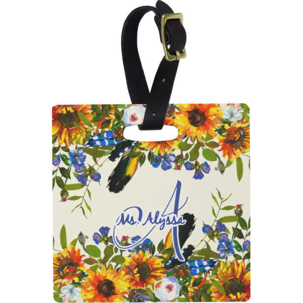 Custom Design - Personalized Square Luggage Tag