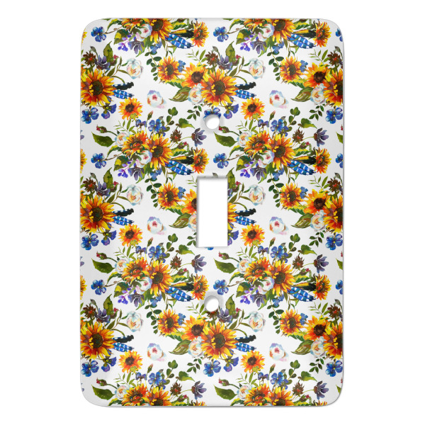 Custom Sunflowers Light Switch Cover