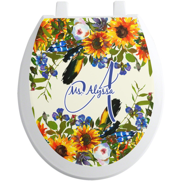 Custom Design Your Own Toilet Seat Decal